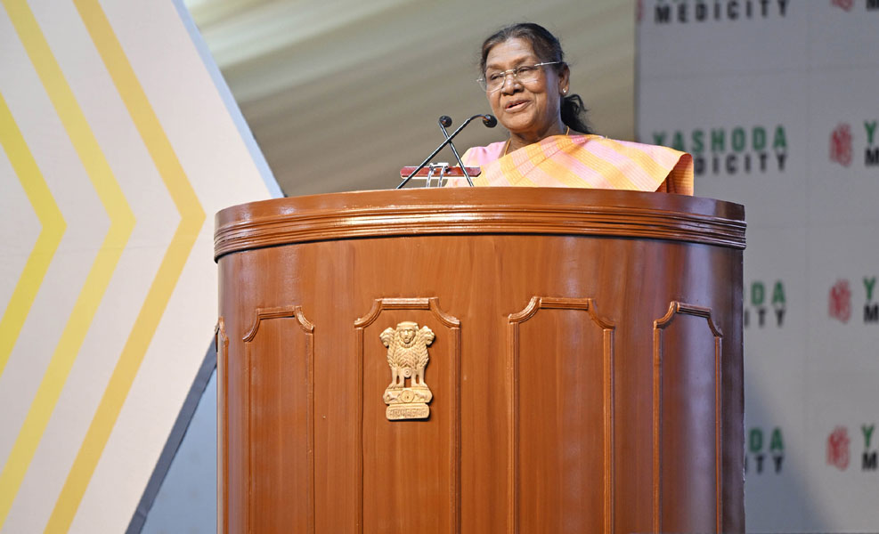 भारत के राष्ट्रपति ने गाजियाबाद के इंदिरापुरम में यशोदा मेडिसिटी का उद्घाटन किया