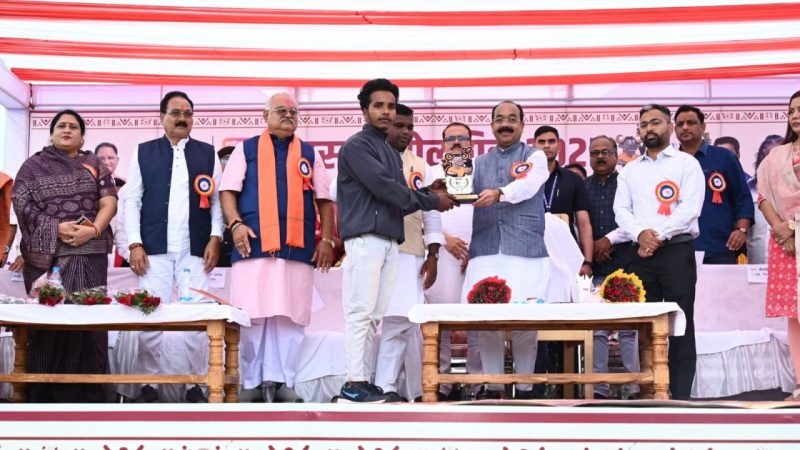 उप मुख्यमंत्री अरुण साव ने विकासखंड स्तरीय बस्तर ओलंपिक का किया शुभारंभ