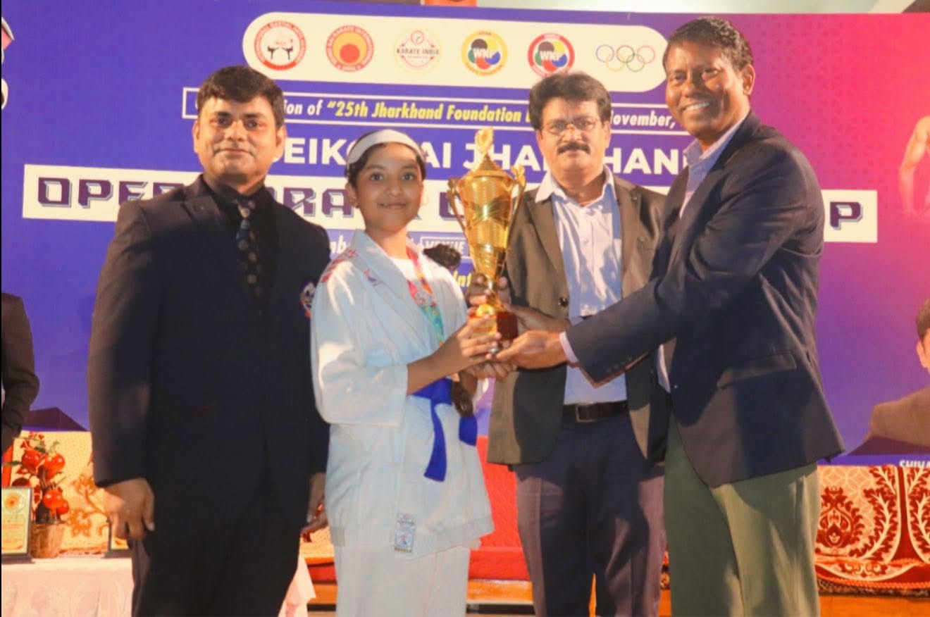 झारखंड ओपन कराटे चैंपियनशिप में मेजबान रांची की टीम का परचम