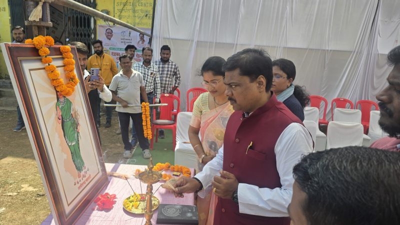 पल्ली केंद्र से धान खरीदी सत्र की शुरुआत, सहकारिता मंत्री केदार कश्यप ने किया निरीक्षण