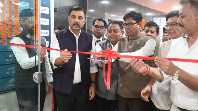 वित्त मंत्री ओ. पी. चौधरी ने किया राज्य जीएसटी विभाग के नये कार्यालय का शुभारंभ