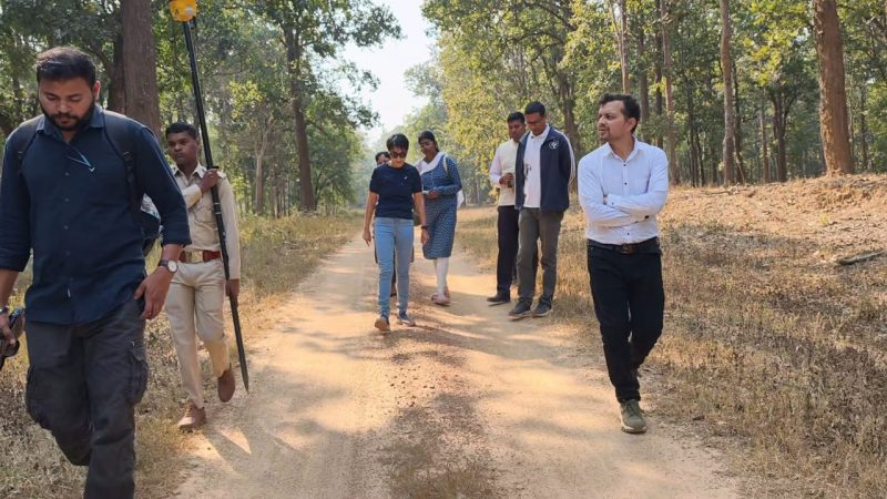 प्रशिक्षु आईएफएस अधिकारियों को मिला डीज़ीपीएस सर्वे एवं वन्यजीव प्रबंधन का व्यवहारिक प्रशिक्षण