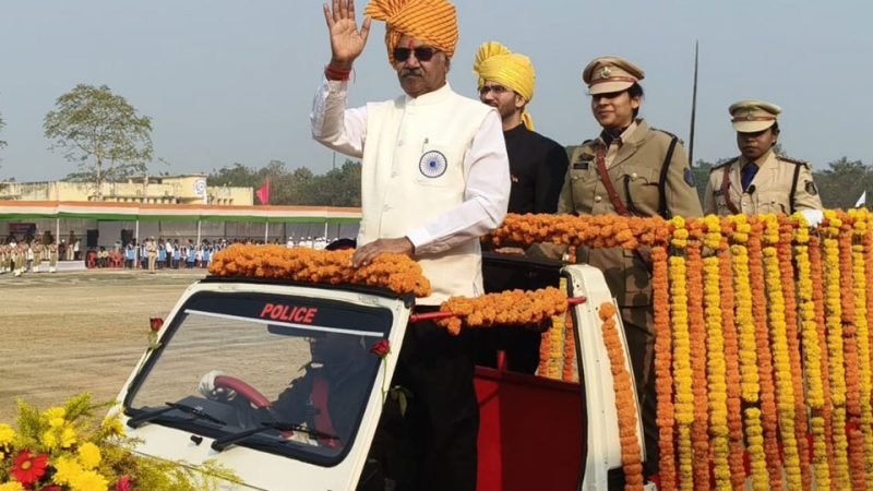 बलौदाबाजार-भाटापारा जिले में हर्षाेल्लास के साथ मनाया गया गणतन्त्र दिवस