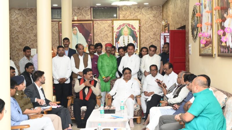 उप मुख्यमंत्री विजय शर्मा ने दामाखेड़ा में संत समागम मेले की तैयारियों की समीक्षा की