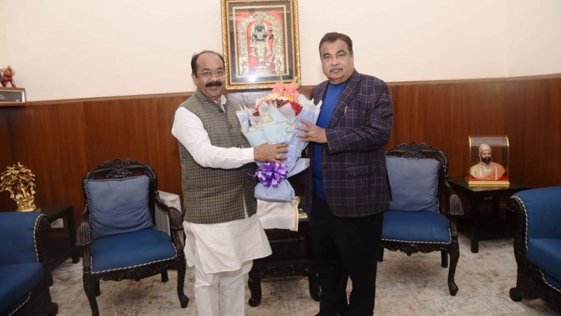 उप मुख्यमंत्री अरुण साव की नई दिल्ली में केन्द्रीय सड़क परिवहन एवं राजमार्ग मंत्री नितिन गडकरी से मुलाकात