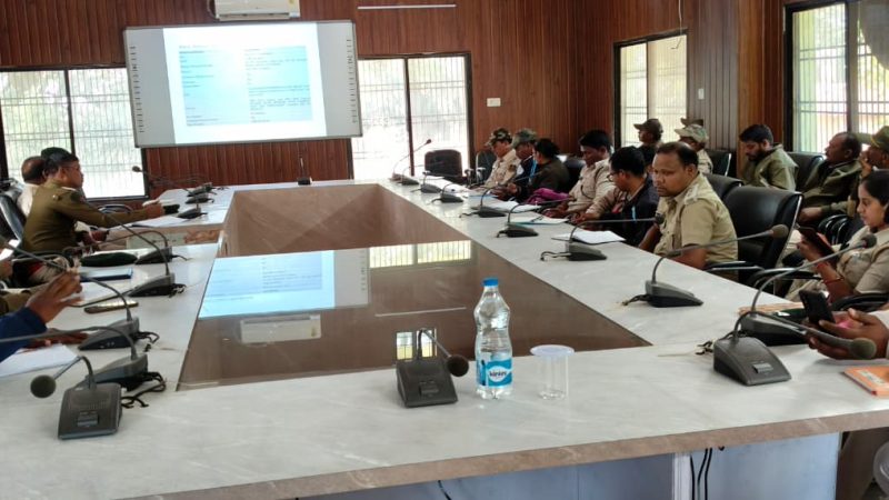 बारनवापारा परियोजना मण्डल में अखिल भारतीय बाघ अनुमान हेतु प्रशिक्षण आयोजित