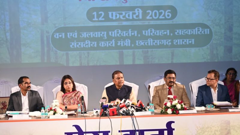 छत्तीसगढ़ में वन संरक्षण, जैव विविधता संवर्धन और आजीविका विकास के क्षेत्र में उल्लेखनीय उपलब्धियां : वन मंत्री केदार कश्यप