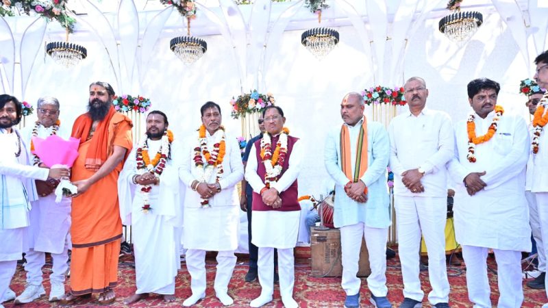 मुख्यमंत्री ने ‘विशाल सतनाम सद्भाव पदयात्रा’ का किया शुभारंभ