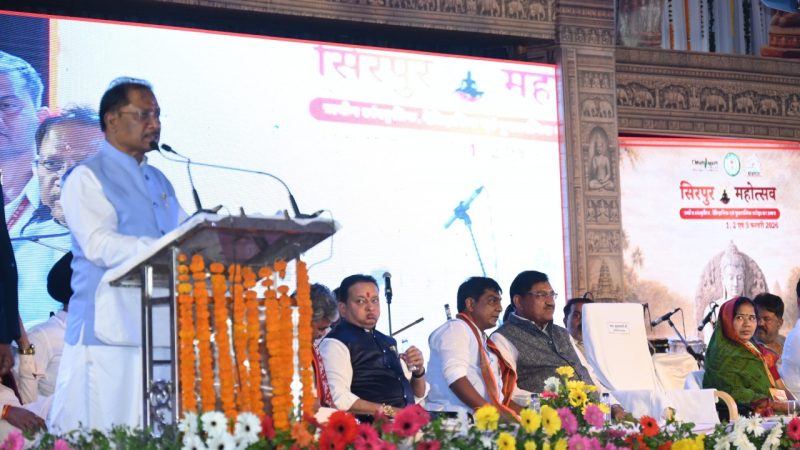 मुख्यमंत्री विष्णु देव साय ने किया तीन दिवसीय सिरपुर महोत्सव का शुभारंभ