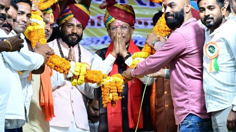 चन्द्रनाहू कुर्मी क्षत्रिय समाज के अधिवेशन में शामिल हुए मुख्यमंत्री विष्णुदेव साय