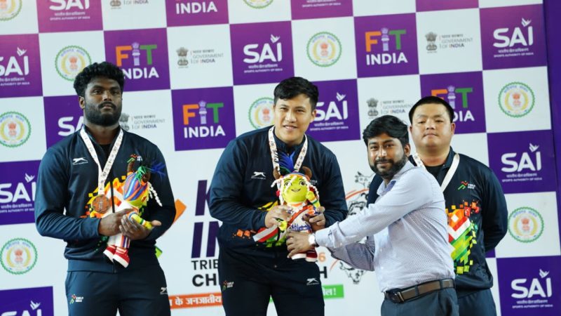 खेलो इंडिया ट्राइबल गेम्स 2026 : भारत्तोलन पुरुष 88 किग्रा वर्ग में अरुणाचल के रुबा ताडु बने चैंपियन