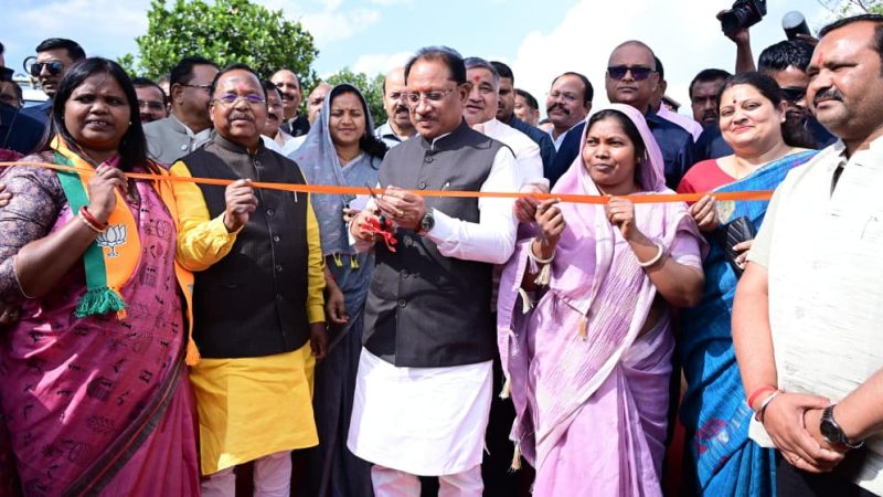 किसानों से किया हर एक वादा पूरा कर रही है हमारी सरकार : मुख्यमंत्री साय