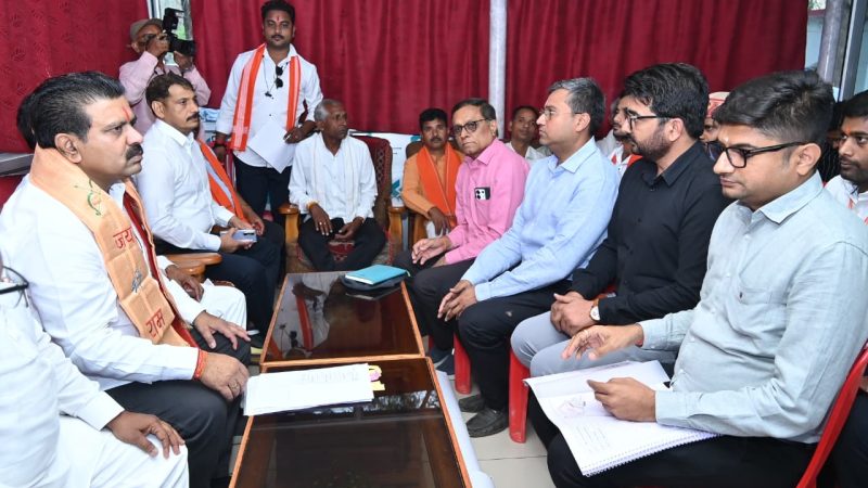 उपमुख्यमंत्री विजय शर्मा ने की भोरमदेव कॉरिडोर निर्माण की समीक्षा