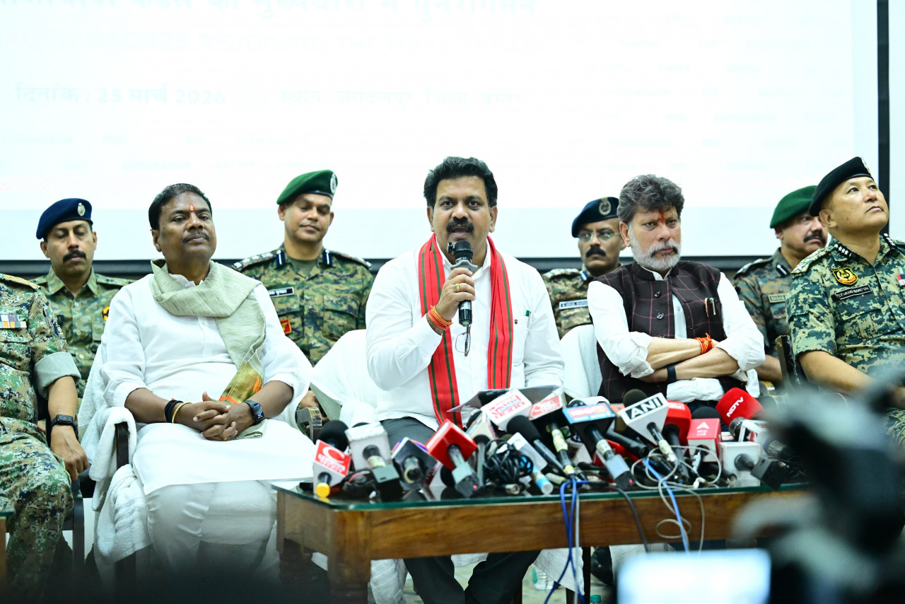 छत्तीसगढ़ 31 मार्च 2026 तक सशस्त्र नक्सलवाद से होगा पूर्णतः मुक्त – उपमुख्यमंत्री विजय शर्मा