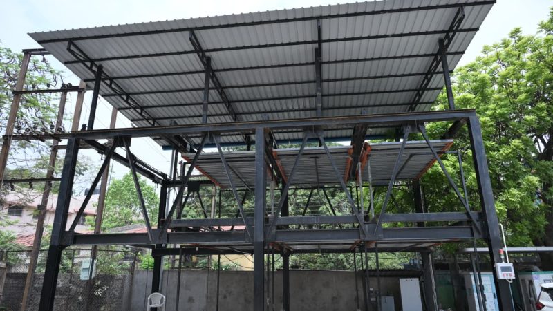 हाईड्रोलिक पजल कार पार्किंग सिस्टम से सुसज्जित हुआ नगर निगम मुख्यालय