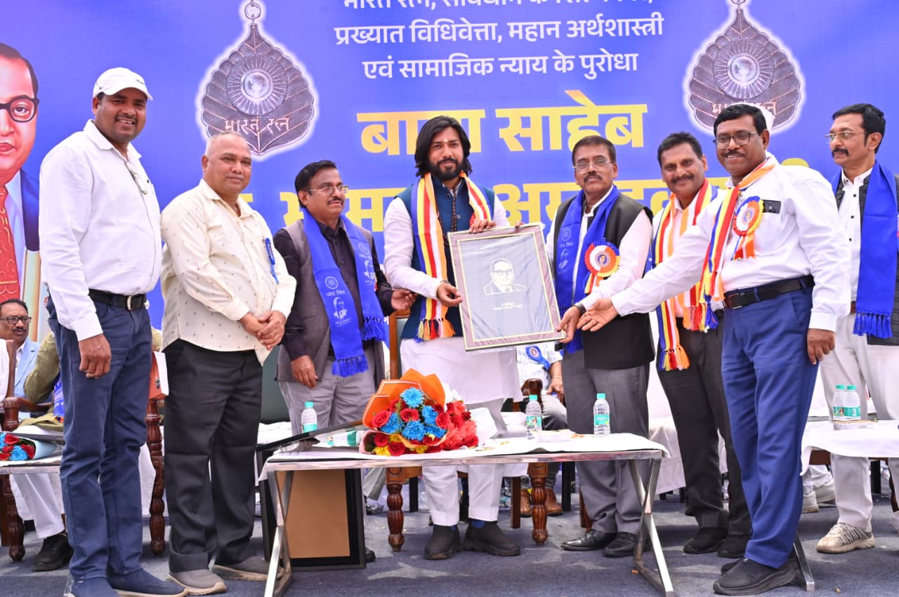नवा रायपुर में जनसैलाब के बीच गरिमामय वातावरण में मनाई गई डॉ. भीमराव अंबेडकर की 135वीं जयंती