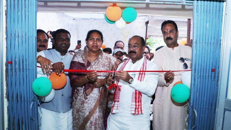 उप मुख्यमंत्री साव ने किया मावा मोदोल लाइब्रेरी चारामा का शुभारंभ