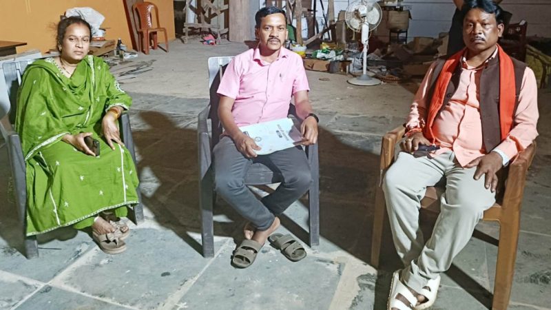 बस्तर सांसद महेश कश्यप ने स्वयं की अपने परिवार की जनगणना