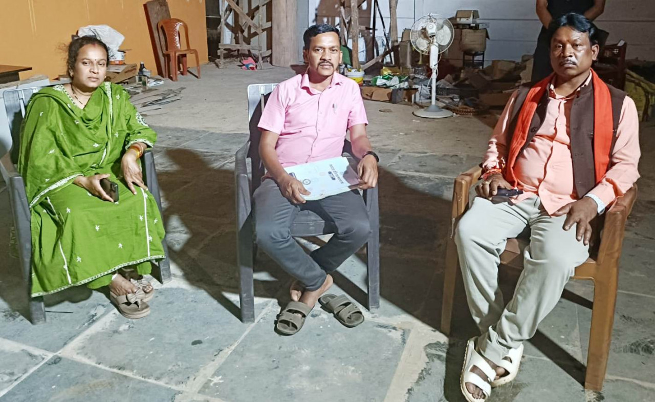 बस्तर सांसद महेश कश्यप ने स्वयं की अपने परिवार की जनगणना