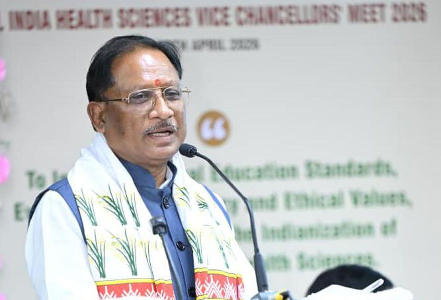 स्वस्थ नागरिक ही विकसित छत्तीसगढ़ की आधारशिला – स्वास्थ्य क्षेत्र में नवाचार को नई दिशा देगा वाइस चांसलर मीट-2026 : मुख्यमंत्री विष्णुदेव साय