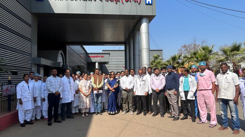 स्वास्थ्य के क्षेत्र में राष्ट्रीय पटल स्थान बना रहा है दंतेवाड़ा का जिला चिकित्सालय