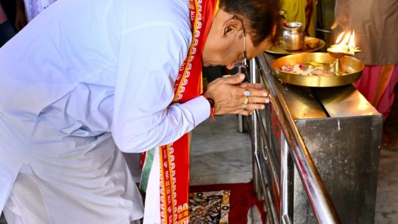 मुख्यमंत्री विष्णुदेव साय हरिनाम संकीर्तन नामयज्ञ में हुए शामिल