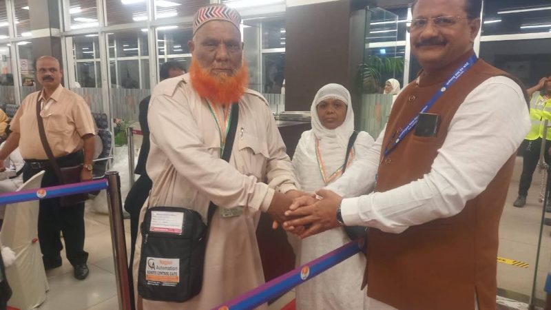 राज्य के 292 हजयात्री नागपुर से मदीना शरीफ के लिए हुए रवाना