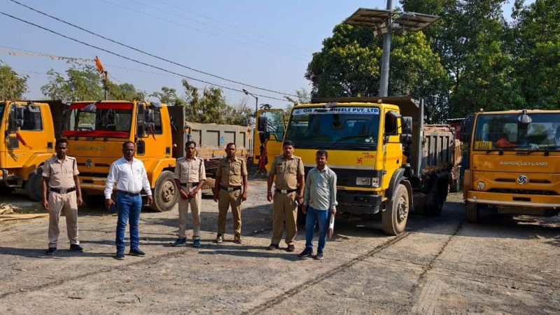’प्रदेशभर में अवैध उत्खनन के खिलाफ सख्ती, बलरामपुर में 4 टीपर जब्त’